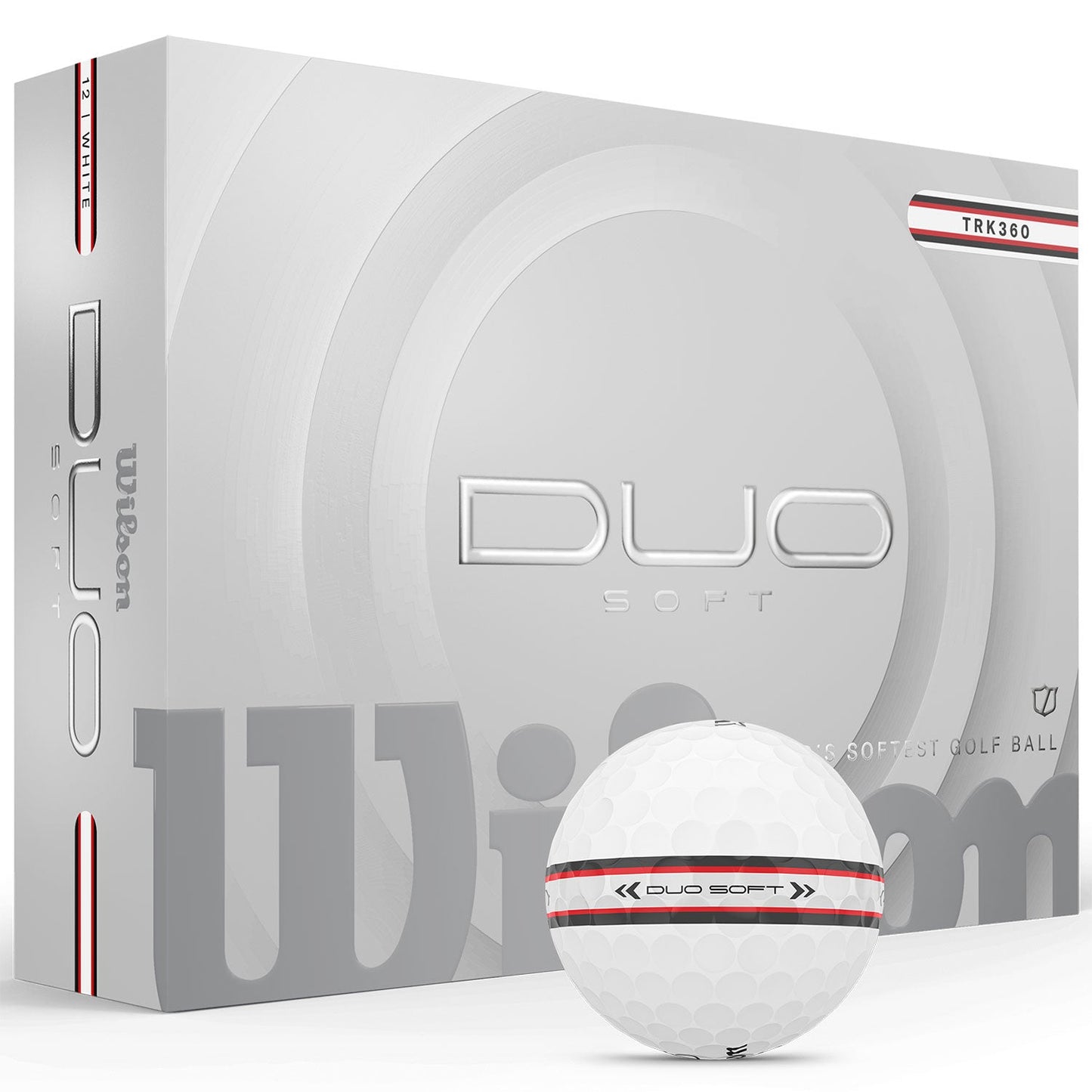 Wilson DUO Soft TRK360 White Golf Balls