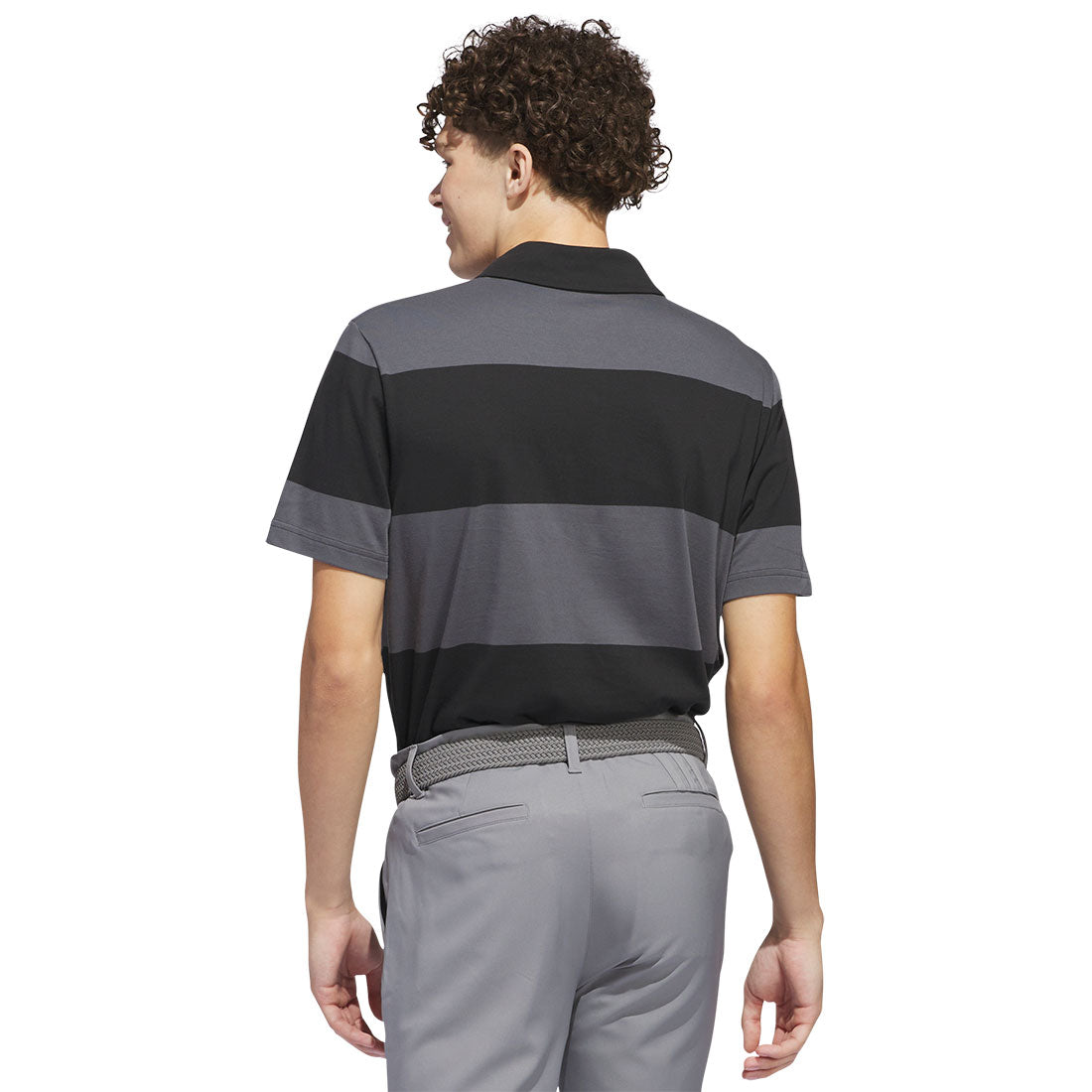 Adidas 2024 Color Block Rugby Stripe Polo