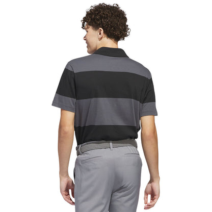 Adidas 2024 Color Block Rugby Stripe Polo