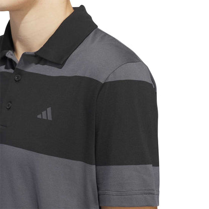 Adidas 2024 Color Block Rugby Stripe Polo