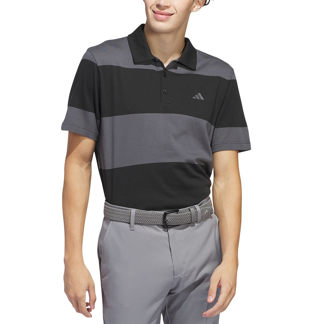 Adidas 2024 Color Block Rugby Stripe Polo