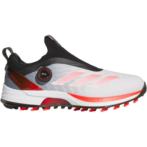 Adidas Adizero ZG BOA Golf Shoes White/Lucid Red/Black