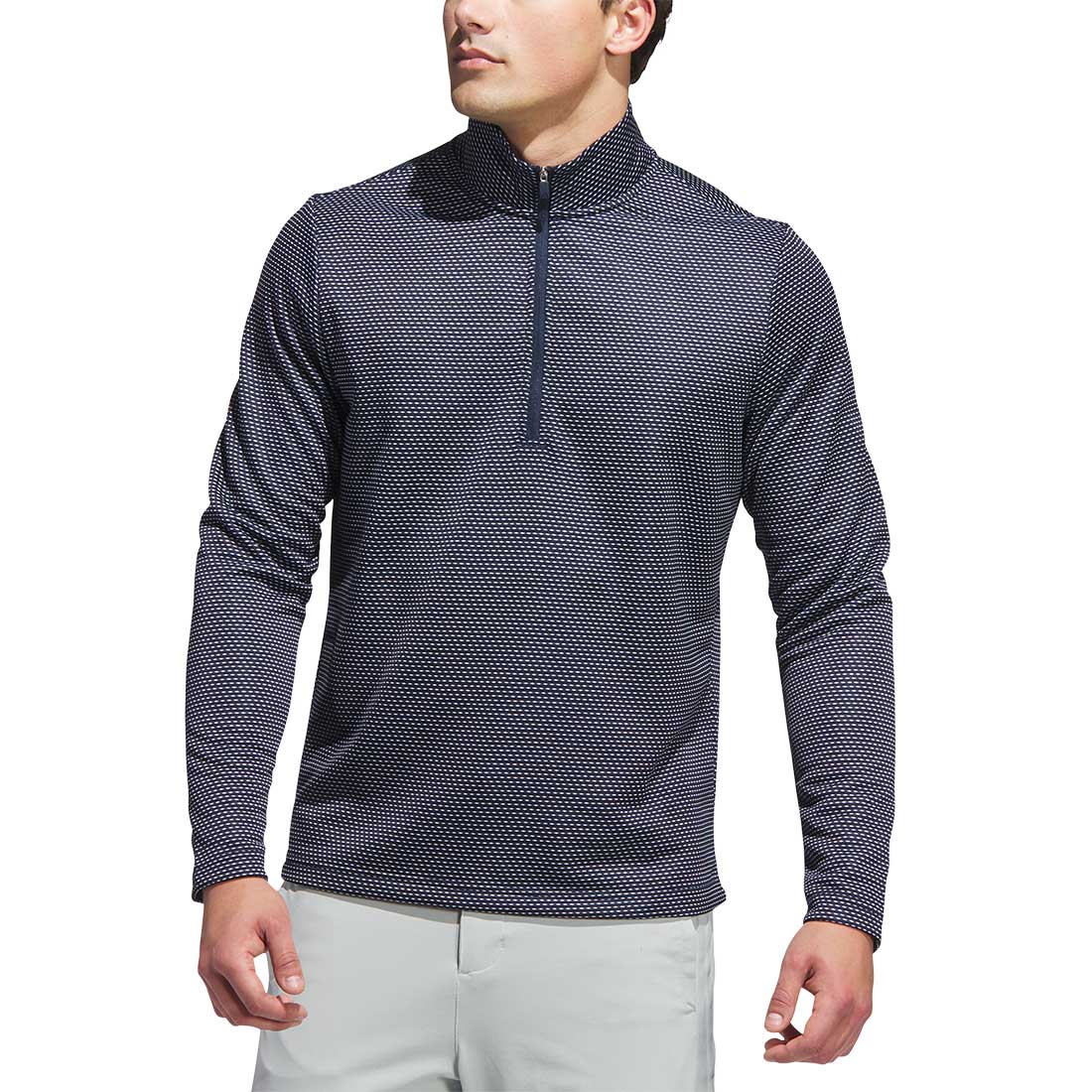 Adidas Performance Printed Quarter Zip Golf Pullover