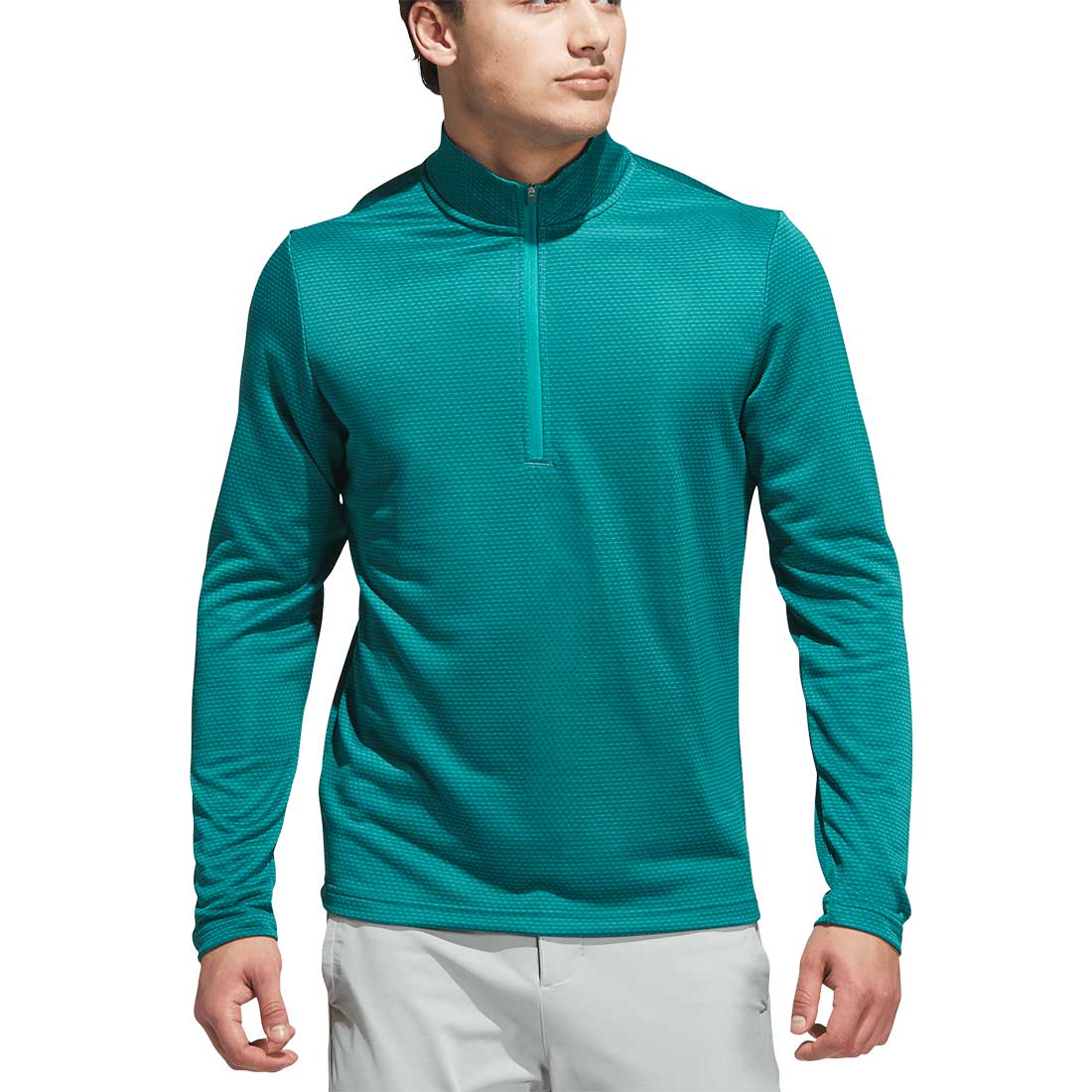 Adidas Performance Printed Quarter Zip Golf Pullover