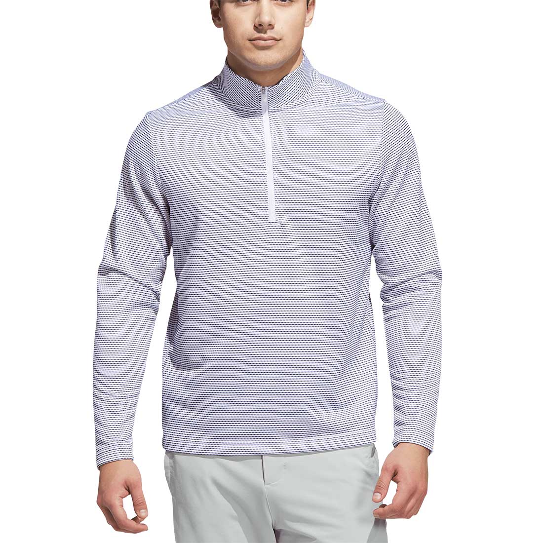 Adidas Performance Printed Quarter Zip Golf Pullover