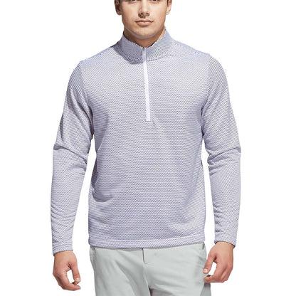 Adidas Performance Printed Quarter Zip Golf Pullover