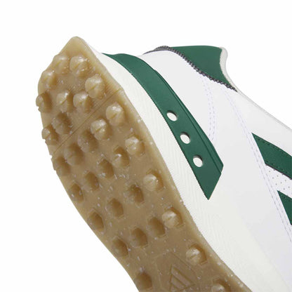 Adidas S2G Spikeless Leather 24 Golf Shoes White/Collegiate Green