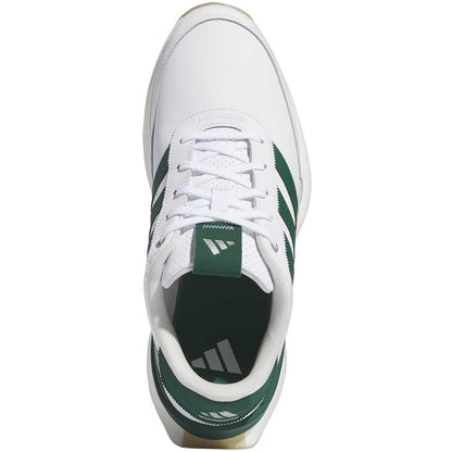 Adidas S2G Spikeless Leather 24 Golf Shoes White/Collegiate Green