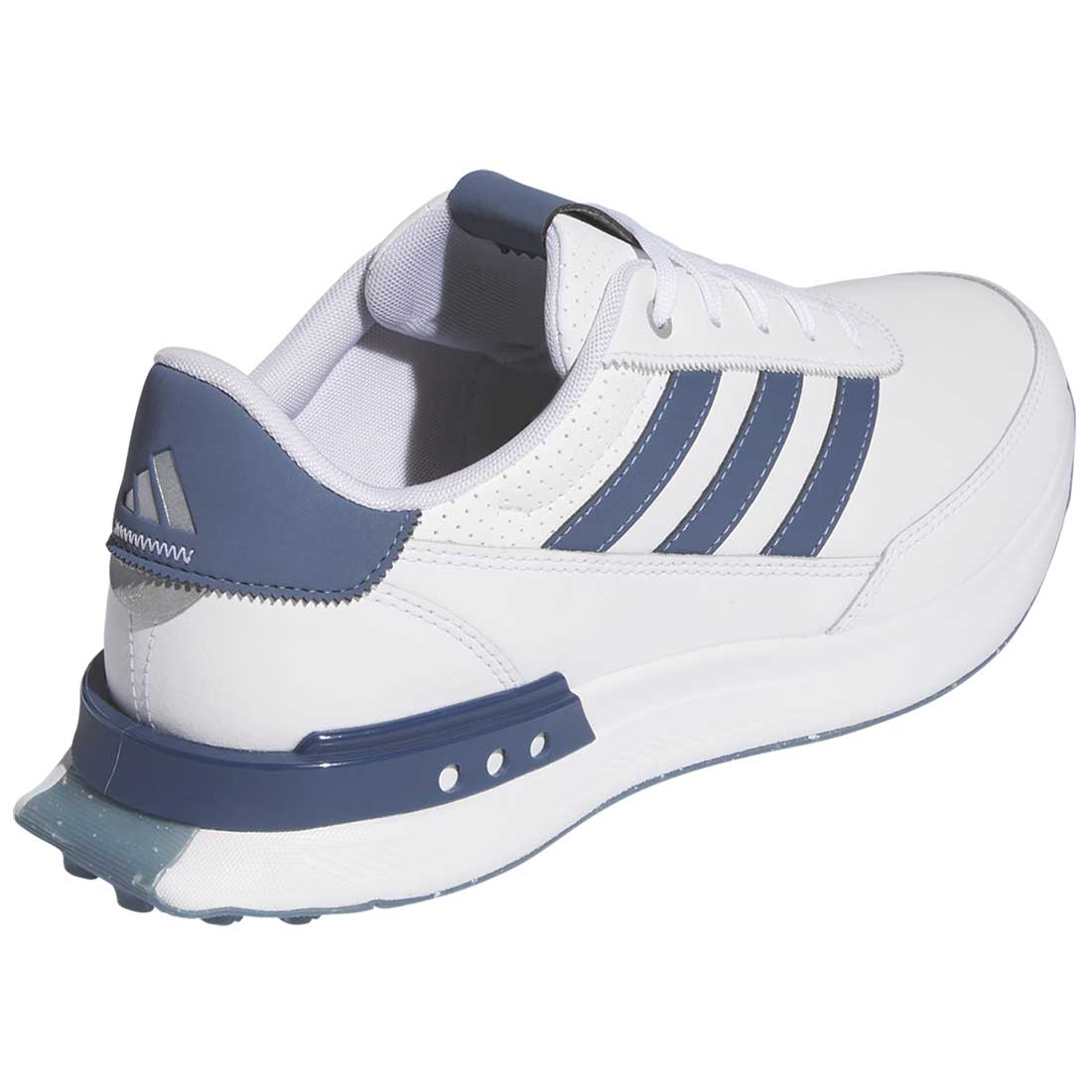 Adidas S2G Spikeless Leather 24 Golf Shoes White/Collegiate Navy