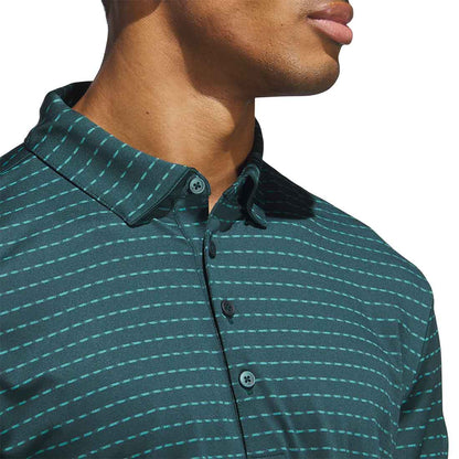 Adidas Ultimate365 Dash Stripe Golf Polo