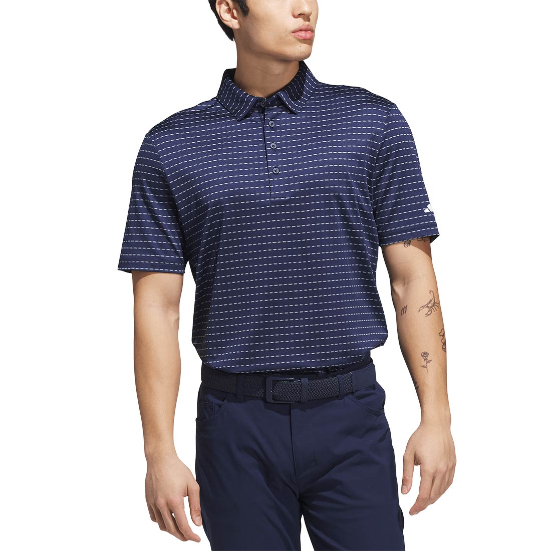 Adidas Ultimate365 Dash Stripe Golf Polo