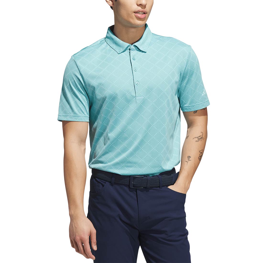 Adidas Ultimate365 Hounds Jacquard Golf Polo