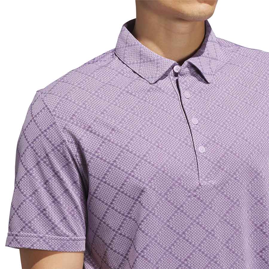 Adidas Ultimate365 Hounds Jacquard Golf Polo