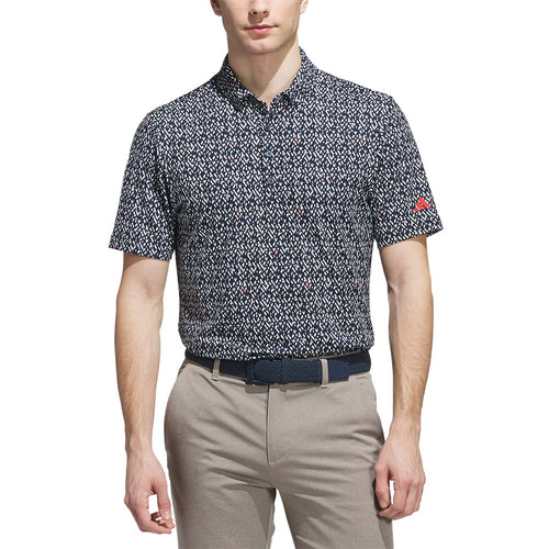 Adidas Ultimate365 Jacquard Argyle Golf Polo