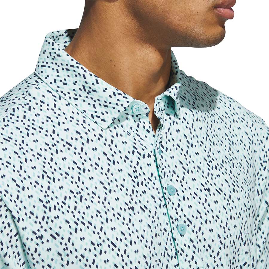 Adidas Ultimate365 Jacquard Argyle Golf Polo