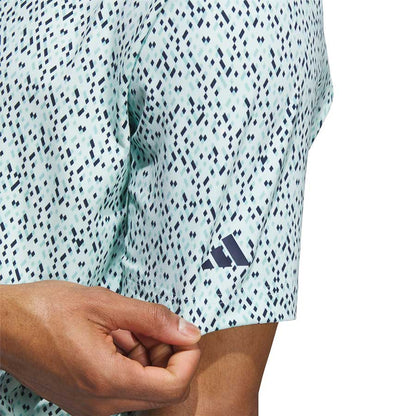 Adidas Ultimate365 Jacquard Argyle Golf Polo