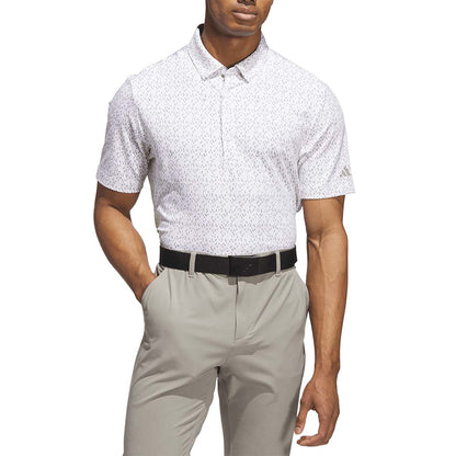 Adidas Ultimate365 Jacquard Argyle Golf Polo