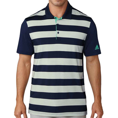Adidas 2024 Color Block Rugby Stripe Polo