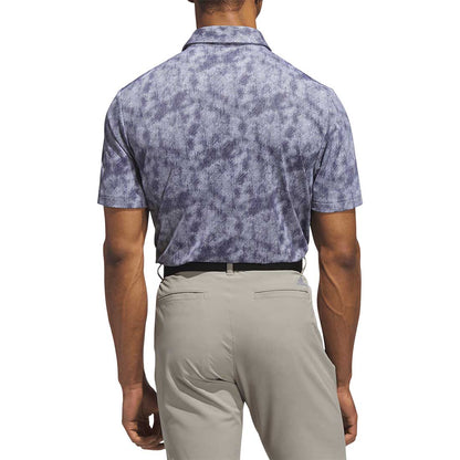 Adidas Ultimate365 Textured Print Golf Polo