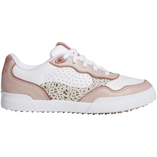 Adidas Women's Retrocross 25 Golf Shoes White/Wonder Taupe/Warm Day