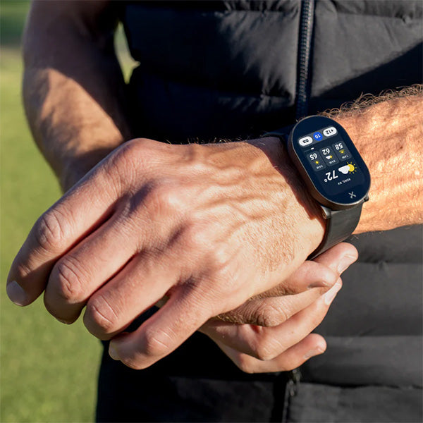 Blue Tees Golf PlayMaker+ GPS Golf Watch Black