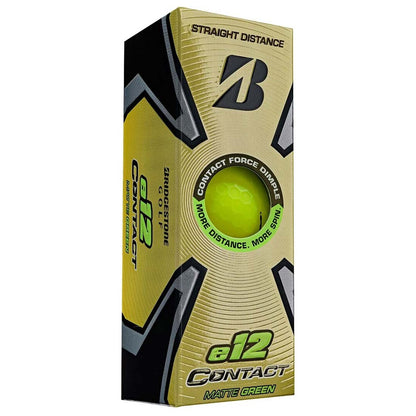 Bridgestone e12 Contact Matte Green Golf Balls