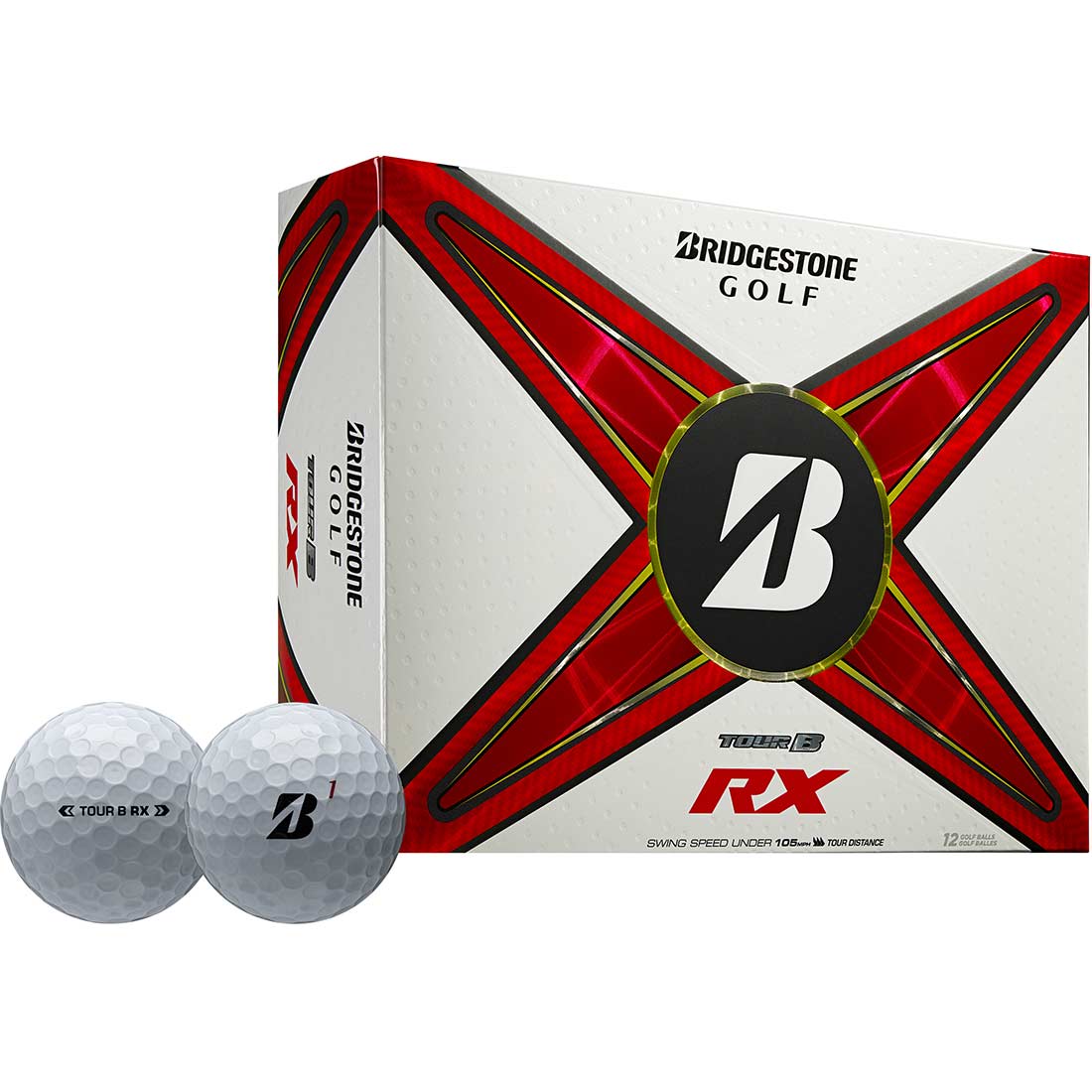 Bridgestone Tour B RX White Golf Balls