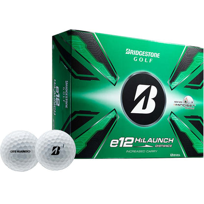 Bridgestone e12 HiLaunch White Personalized Golf Balls
