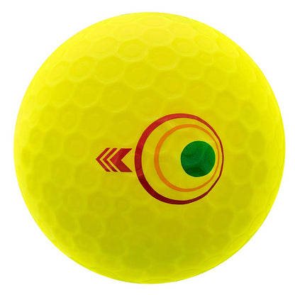 Bridgestone e12 Straight Matte Yellow Personalized Golf Balls