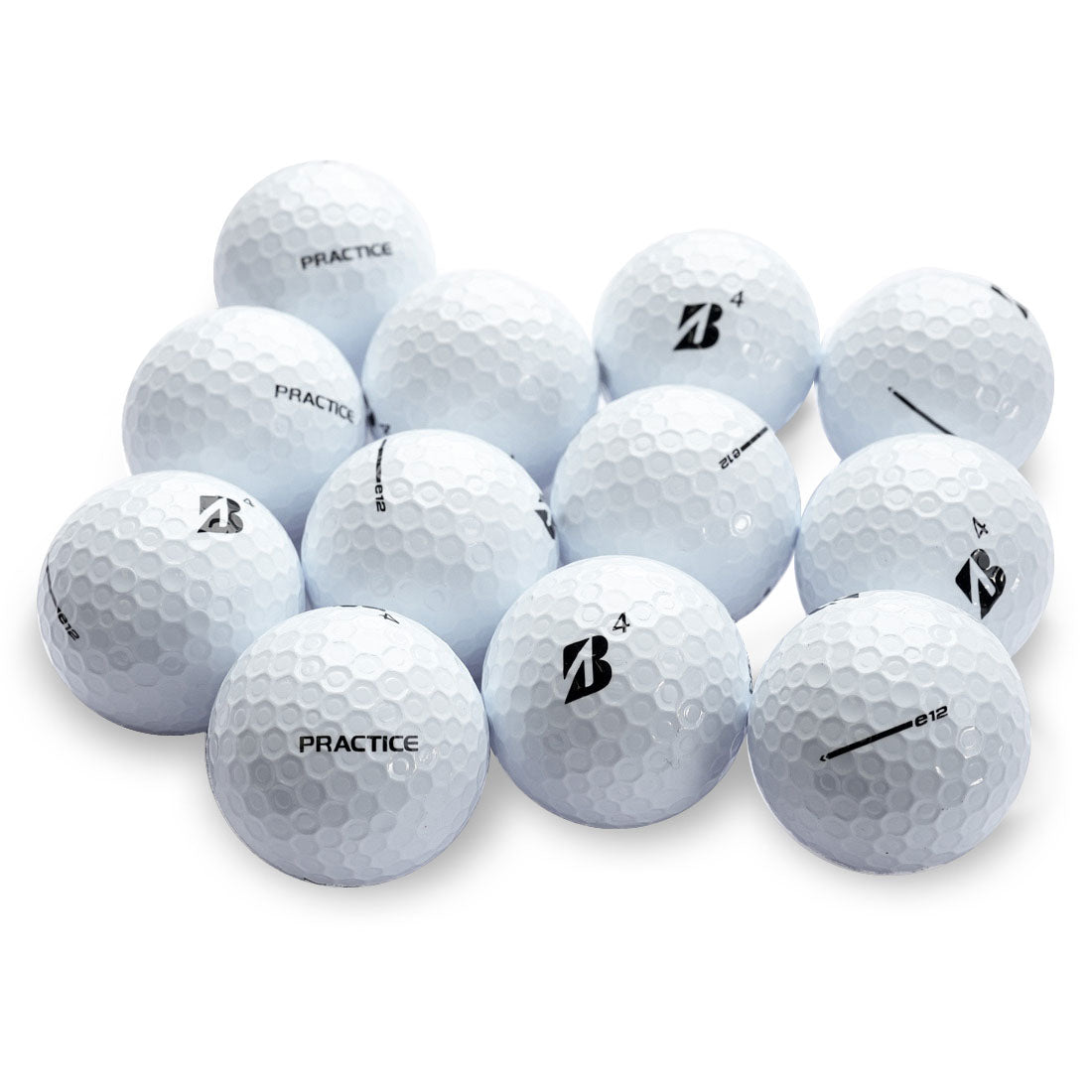 Bridgestone e12 Soft Practice Bagged Golf Balls