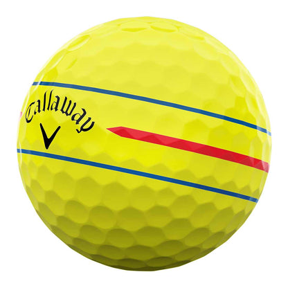 Callaway 2024 Chrome Soft 360 Triple Track Yellow Golf Balls