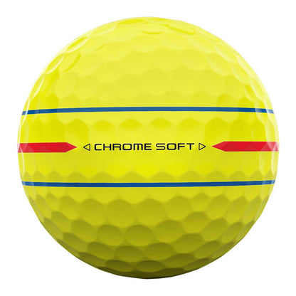 Callaway 2024 Chrome Soft 360 Triple Track Yellow Golf Balls