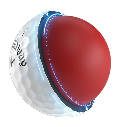 Callaway 2024 Chrome Soft 360 Yellow Stripe Golf Balls