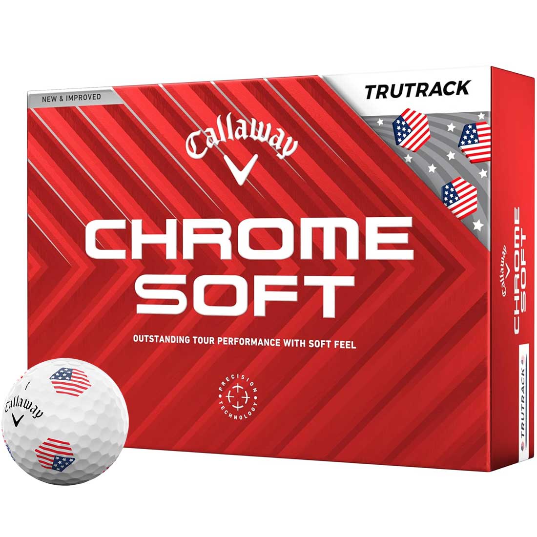 Callaway 2024 Chrome Soft TruTrack USA Golf Balls