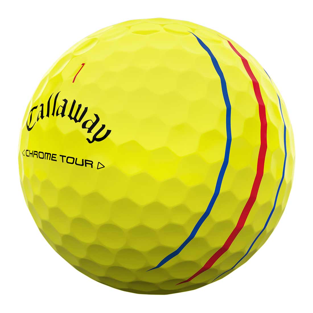 Callaway 2024 Chrome Tour Triple Track Yellow Golf Balls