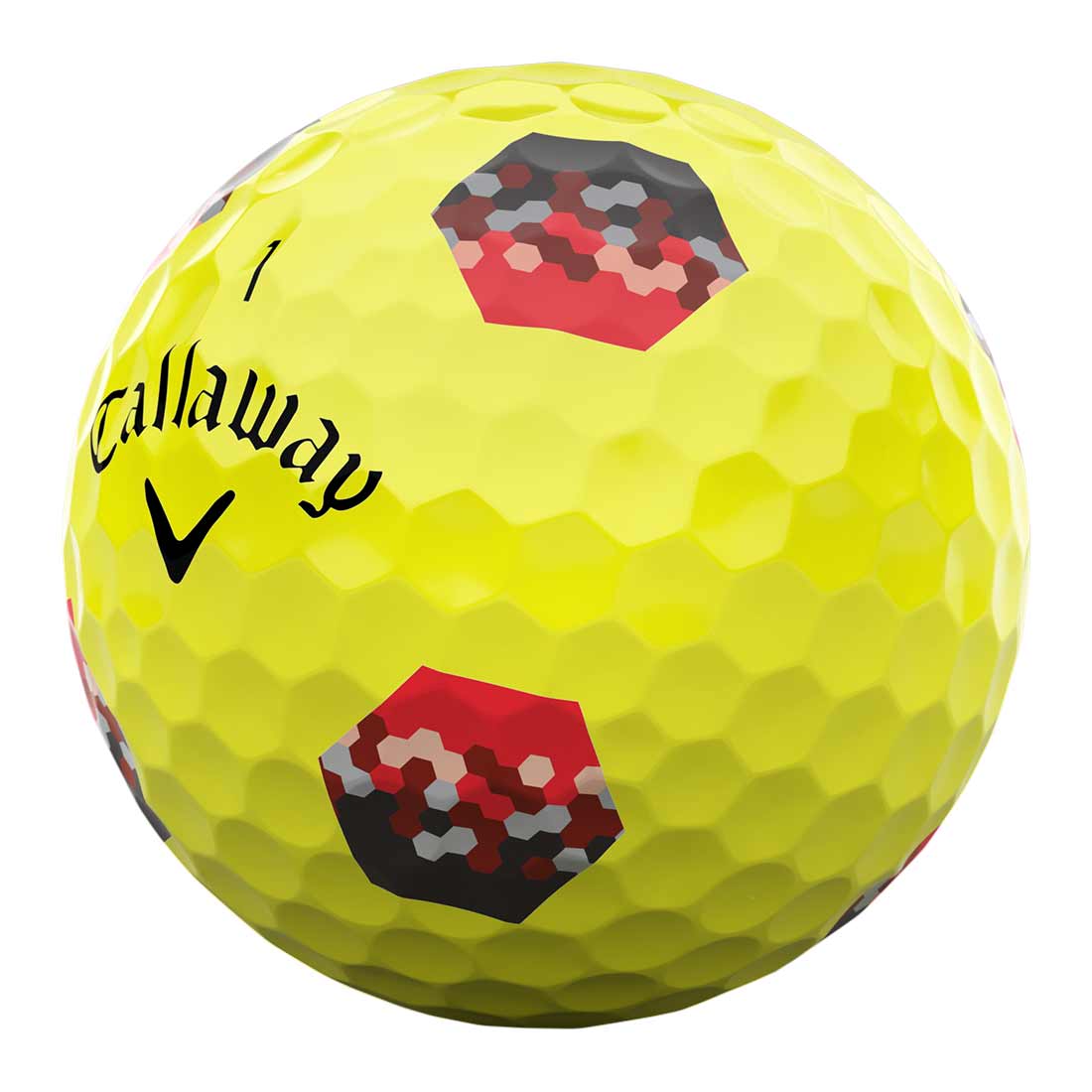 Callaway 2024 Chrome Tour TruTrack Yellow Golf Balls