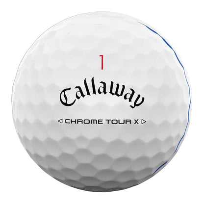 Callaway 2024 Chrome Tour X Triple Track White Golf Balls