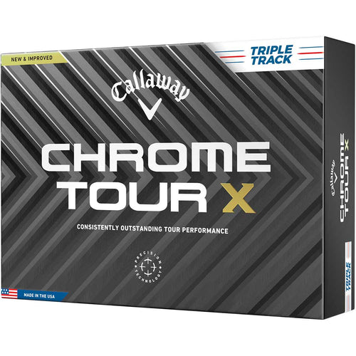 Callaway 2024 Chrome Tour X Triple Track White Golf Balls