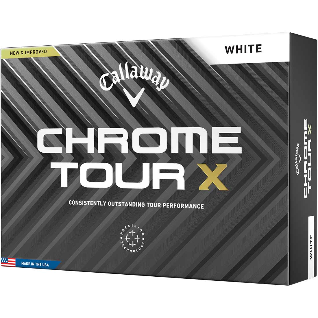 Callaway 2024 Chrome Tour X White Golf Balls