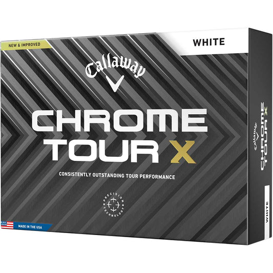 Callaway 2024 Chrome Tour X White Golf Balls