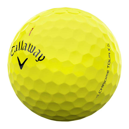 Callaway 2024 Chrome Tour X Yellow Golf Balls