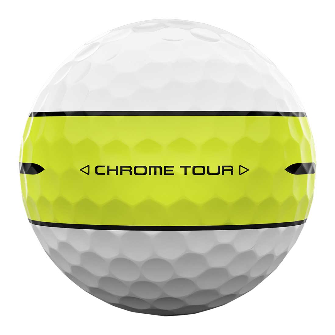 Callaway 2024 Chrome Tour 360 Yellow Stripe Golf Balls