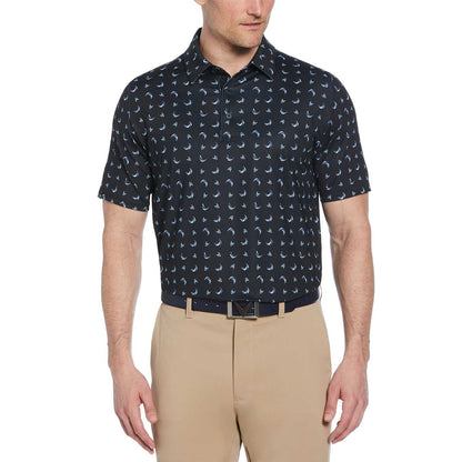 Callaway Abstract Chev Print Golf Polo