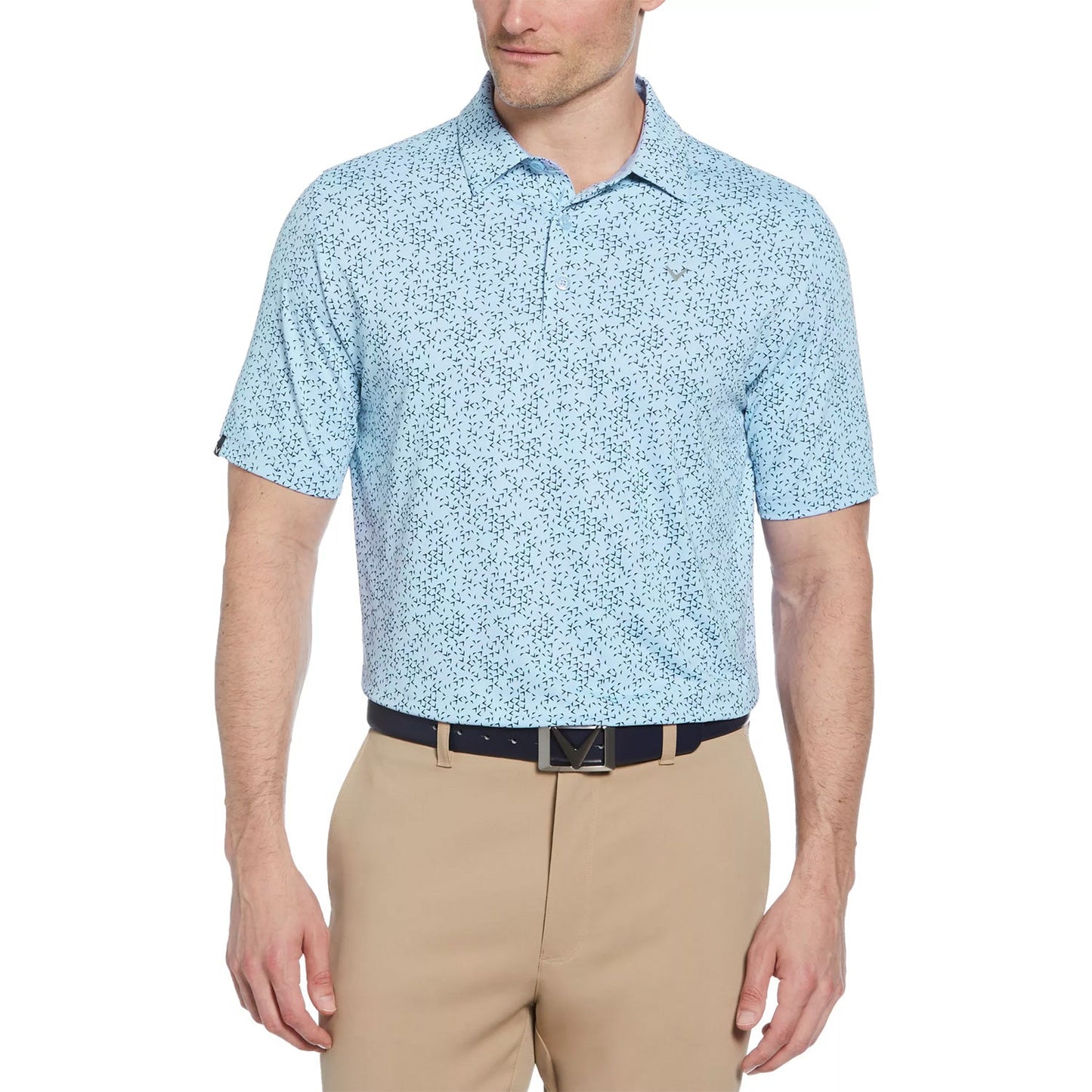 Callaway All-Over Chev Printed Golf Polo