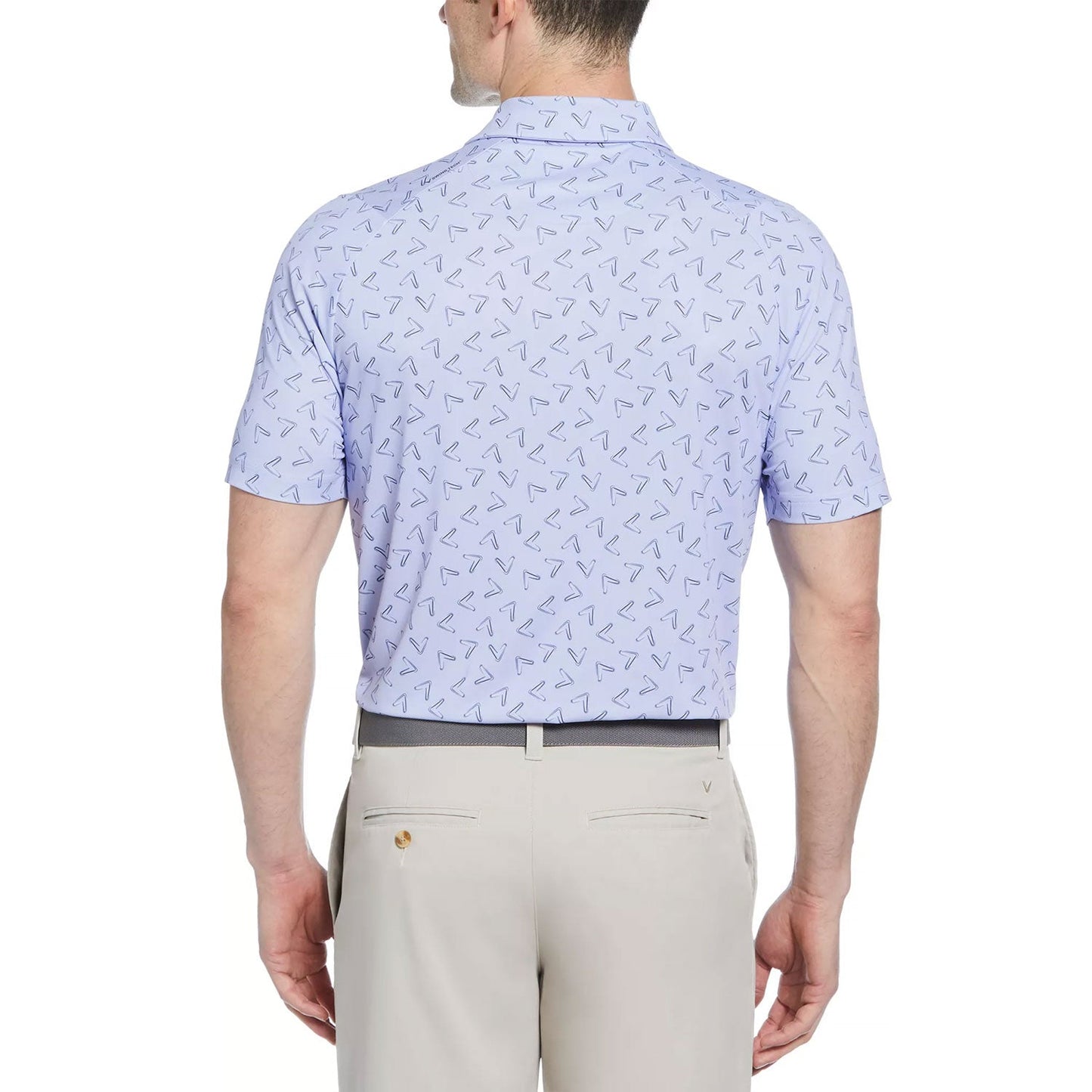 Callaway All-Over Chev Printed Golf Polo