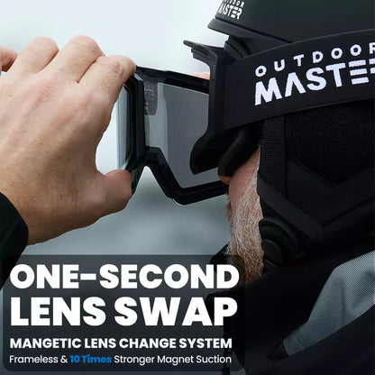 FALCON  E-QuickHue Smart Photochromic Ski Goggles