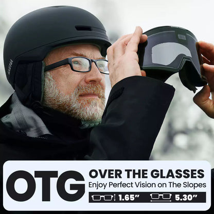 FALCON  E-QuickHue Smart Photochromic Ski Goggles