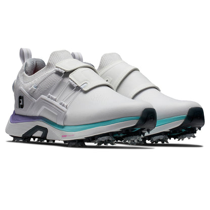FootJoy Women's HyperFlex BOA Golf Shoes White/Purple