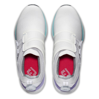 FootJoy Women's HyperFlex BOA Golf Shoes White/Purple