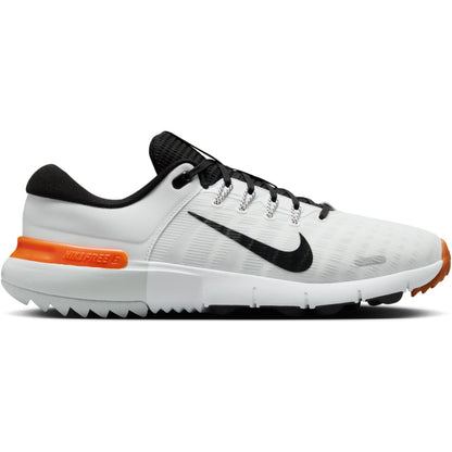 Nike Free Golf NN Golf Shoes White/Black/Safety Orange